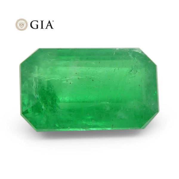 Stunning GIA Certified 3.87 Ct Natural Emerald