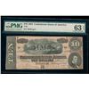 Image 1 : 1864 $10 T-68 Confederate PMG 63EPQ