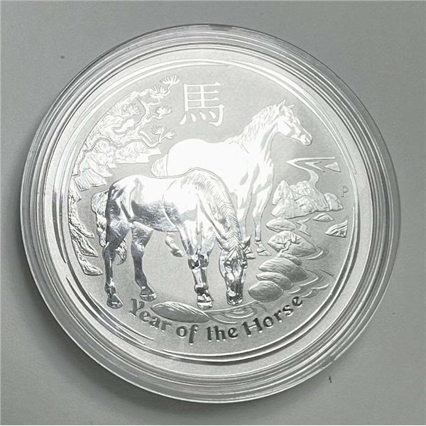 2014-P Australia Year Of The Horse Proof 1 ozt .999 Silver