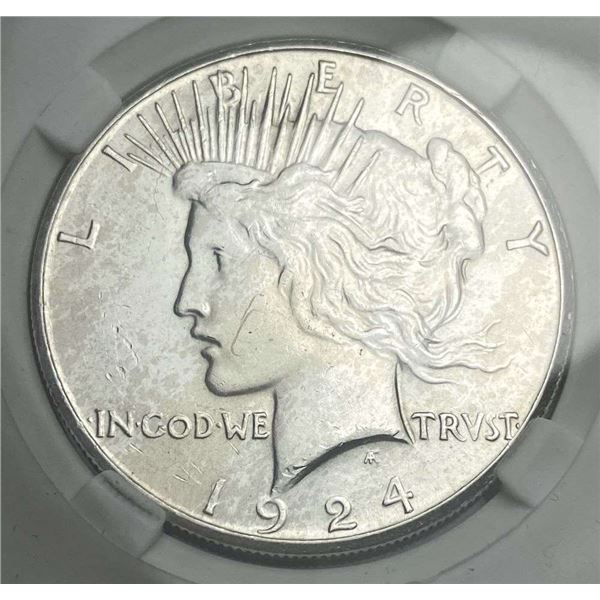 1924-S Peace Silver Dollar MS64