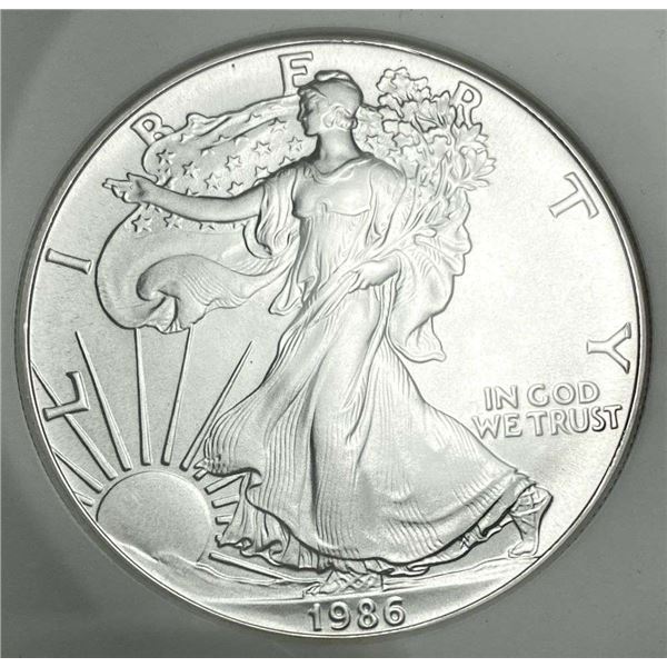 First Year 1986 American Silver Eagle NGC MS69