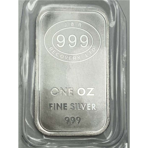 JBR 1 ozt .999 Silver Bar