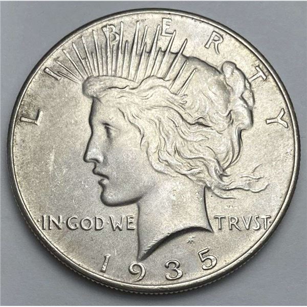 1935 Peace Silver Dollar MS65