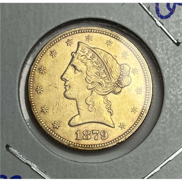 1879 Gold $5 Liberty Head MS64