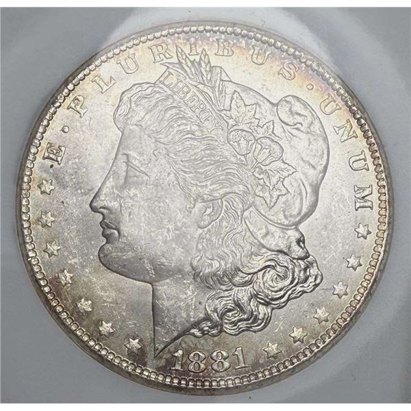 1881-CC Morgan Silver Dollar Undergraded Old Fatty NGC MS62