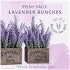 Image 2 : 8 Boxes of Butterfly Craze Artificial Lavender Plants in Rustic Wooden Planters - Lifelike, Stunning