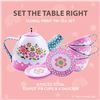 Image 2 : 10 Boxes of NEW Tickle & Main My First Tea Party Gift Set, 12-Piece Set includes Book, Tea Set, Hat,