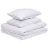 Image 2 : Group of 5 NEW - Amazon Basics Light-Weight Microfiber Pinch Pleat Duvet Cover Set -3 pcs, King, Bri
