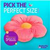 Image 2 : 131 pcs of NEW Butterfly Craze Daisy Lounge Flower Pillow for Teens & Kids - Pink (Retail price $21.