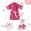 Image 2 : 12 pcs of NEW Tickle & Main Unicorn Gifts for Girls Sleepover Set of 4 (Quantity -   12 in box)