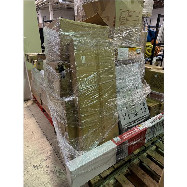 Pallet -See description - Snow removal tool, HDTV antenna, flatwave out door antennas, wall mounts,