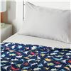 Image 1 : Set of 5 Amazon Basics Kids Cotton Weighted Blanket - 7-Pound, 41" x 60", Dinosaur