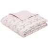Image 2 : Set of 3 Amazon Basics Kids Cotton Weighted Blanket and Micromink Cover - 7-Pound, 41" x 60", Pink/U