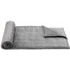 Image 2 : Amazon Basic Kids Weighted Cotton Blanket & Micro Mink Cover - Gray -41x60"