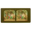 Image 8 : French Color Hold to Light Therianthrope Stereoviews, 9, Very Rare [187518]