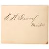 Image 1 : Senator T. W. Ferry Autograph, c1850s-80s [183248]