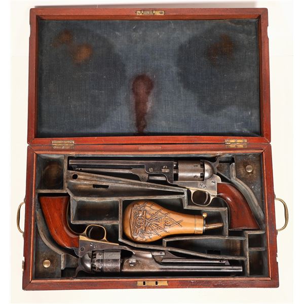 Percussion Colts 1860 Army & 1851 Navy Cased Pair [183294]