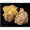 Image 2 : Massive Leaf Gold on Quartz, Sierra County California [189400]