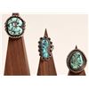 Image 1 : Seafoam Turquoise Womens Rings (3) [186587]