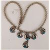 Image 1 : Navajo Modern Squashblossom Silver Beaded Necklace-uncommon [189757]