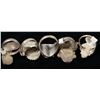 Image 2 : Navajo Double Stone & Silver Rings (5) [124937]