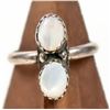 Image 2 : Navajo Silver Earrings, Rings (4) [124945]