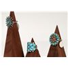 Image 2 : Zuni Floral Design Silver Rings (3) [124950]