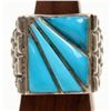 Image 2 : Zuni Inlay Silver Rings (3) [124958]