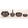 Image 2 : Santa Clara Black Stoneware Quartet (4) [183674]