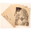 Image 2 : Robert Caples Portolio  Sketches of Nevada Indians 1970 [183231]