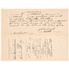 Image 2 : Outlaw & Lawman Deputy Sheriff King Fisher Signature 1883-Rare! [182722]