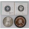 Image 1 : Silver Rounds (4) [190868]