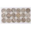 Image 2 : Mercury & Roosevelt Silver Dimes (18) [190183]