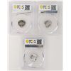 Image 2 : PCGS Gem Mercury/Roosevelt Dimes (3) [188376]