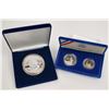 Image 1 : Statue of Liberty & Statehood Quarter Silver Coins [189912]