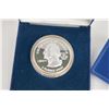 Image 2 : Statue of Liberty & Statehood Quarter Silver Coins [189912]