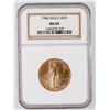 Image 1 : American Eagle Gold $25 1986 MS 69 [177617]