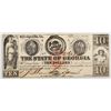 Image 1 : $10 1863 State of Georgia Cr-8 [188363]