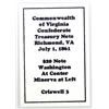 Image 2 : Richmond, VA- Commonwealth of Virginia $50 Aug. 13, 1861 Cr. 2 ,   RARE!! [184462]