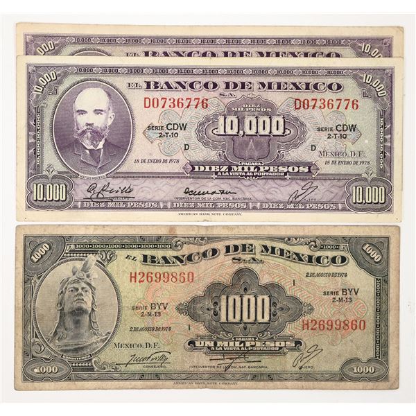 Mexican Currency Group (3) [190202]