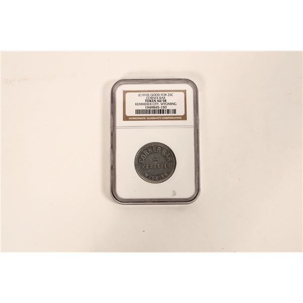 Corner Bar Token  c 1910  [190665]