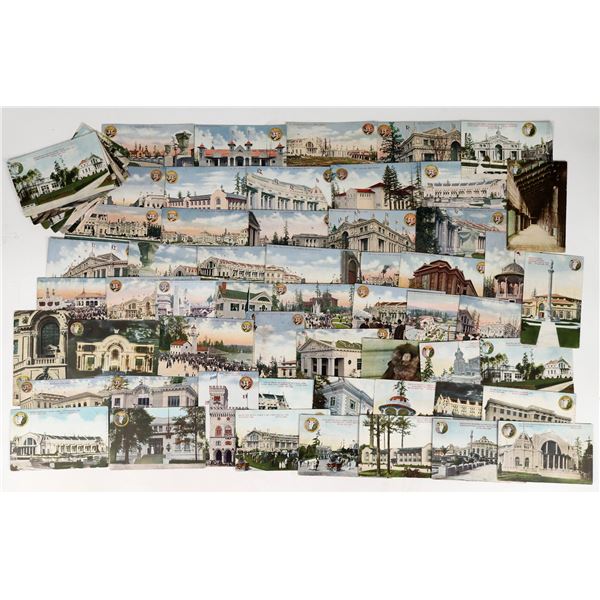 Alaska-Yukon-Pacific Exposition Postcards (64) [185842]