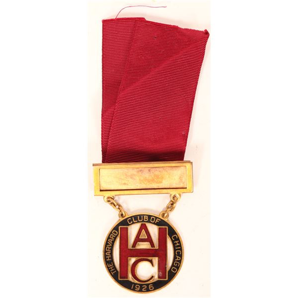 Harvard Club of Chicago Badge, 1926 [182918]