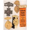 Image 1 : Knights Templar Southern States Badges (5) [182935]