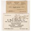 Image 1 : Novelty/Curio Business Cards, c.1890-1910 [190286]