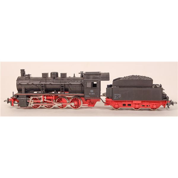 HO Fleischmann 0-8-0 Steam Loco & Tender 1980s [185742]