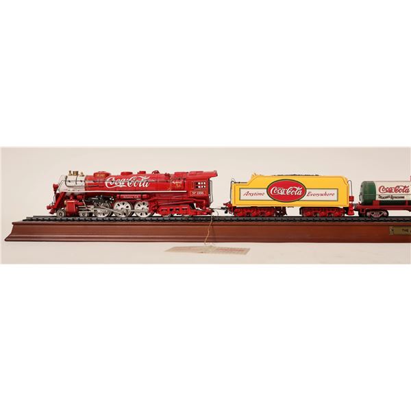 Franklin Mint Coca Cola Advertising Train 1999 (6) [185771]