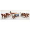 Image 1 : Cast Iron Wagons & Horses Pair [189930]