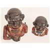 Image 2 : Cast Iron Coin Banks Black Face  1870-1900 (2) [189560]