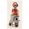 Image 2 : Wind-Up  Skating Clown TIn Toy w/Orig. Box. 1960 [189579]